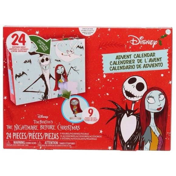 Just Play Disney Other - Tim Burton's Nightmare Before Christmas Advent Calendar New